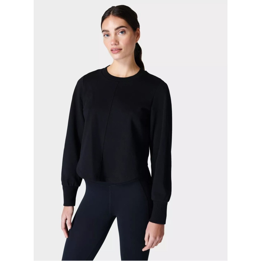 Sweaty Betty Refine Ruched Pullover Size 10